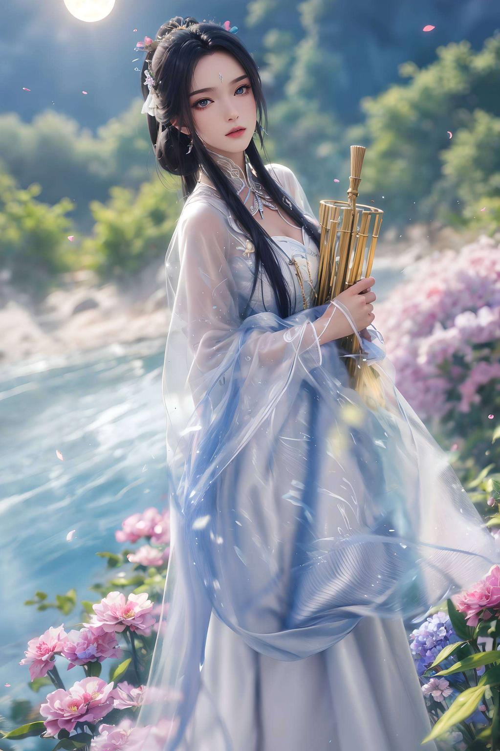 4K高清呈现陆雪琪与张小凡的深情凝视