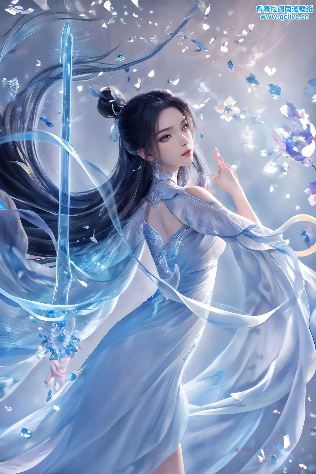 为你的iPad桌面增添一抹独特的艺术风采将国漫女神的魅力展现得淋漓尽致