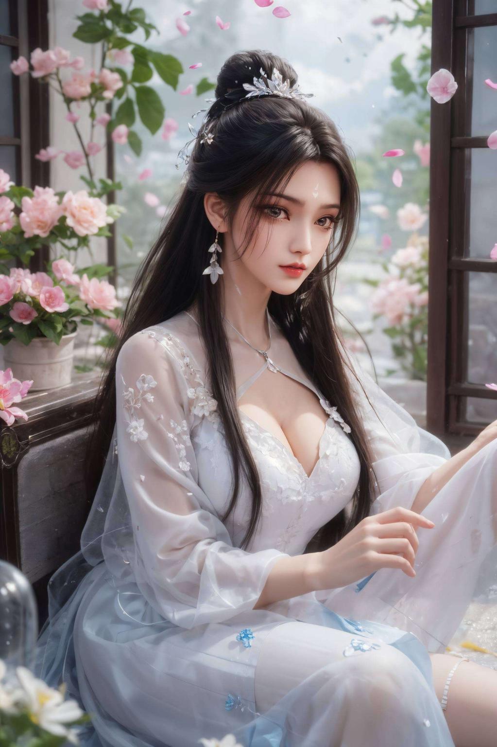 绘制了国漫美女陆雪琪的壁纸让你的iPhone瞬间变身国漫女神的随身画册