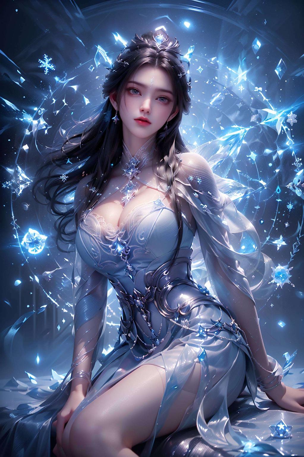 陆雪琪她的眼神深邃
