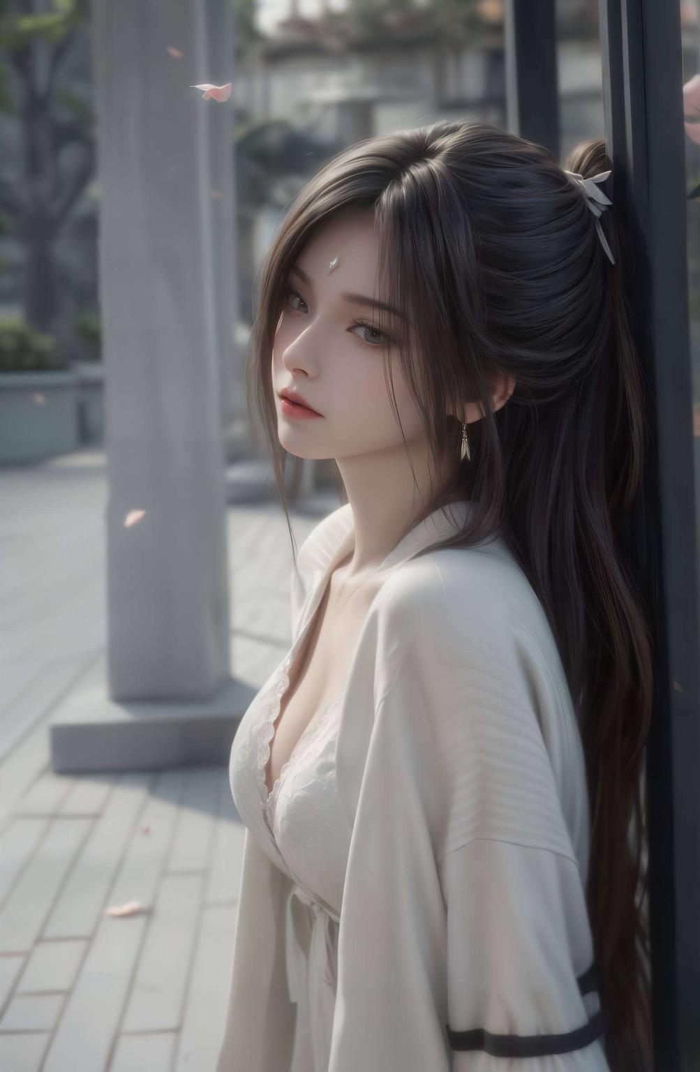 清晰的画质搭配国漫美女的ins风