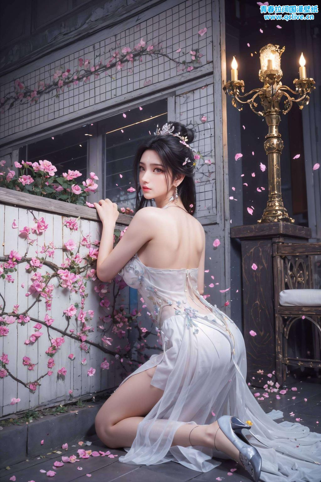 每一笔每一划都如诗如画陆雪琪的倩影在高清壁纸中灵动跳跃