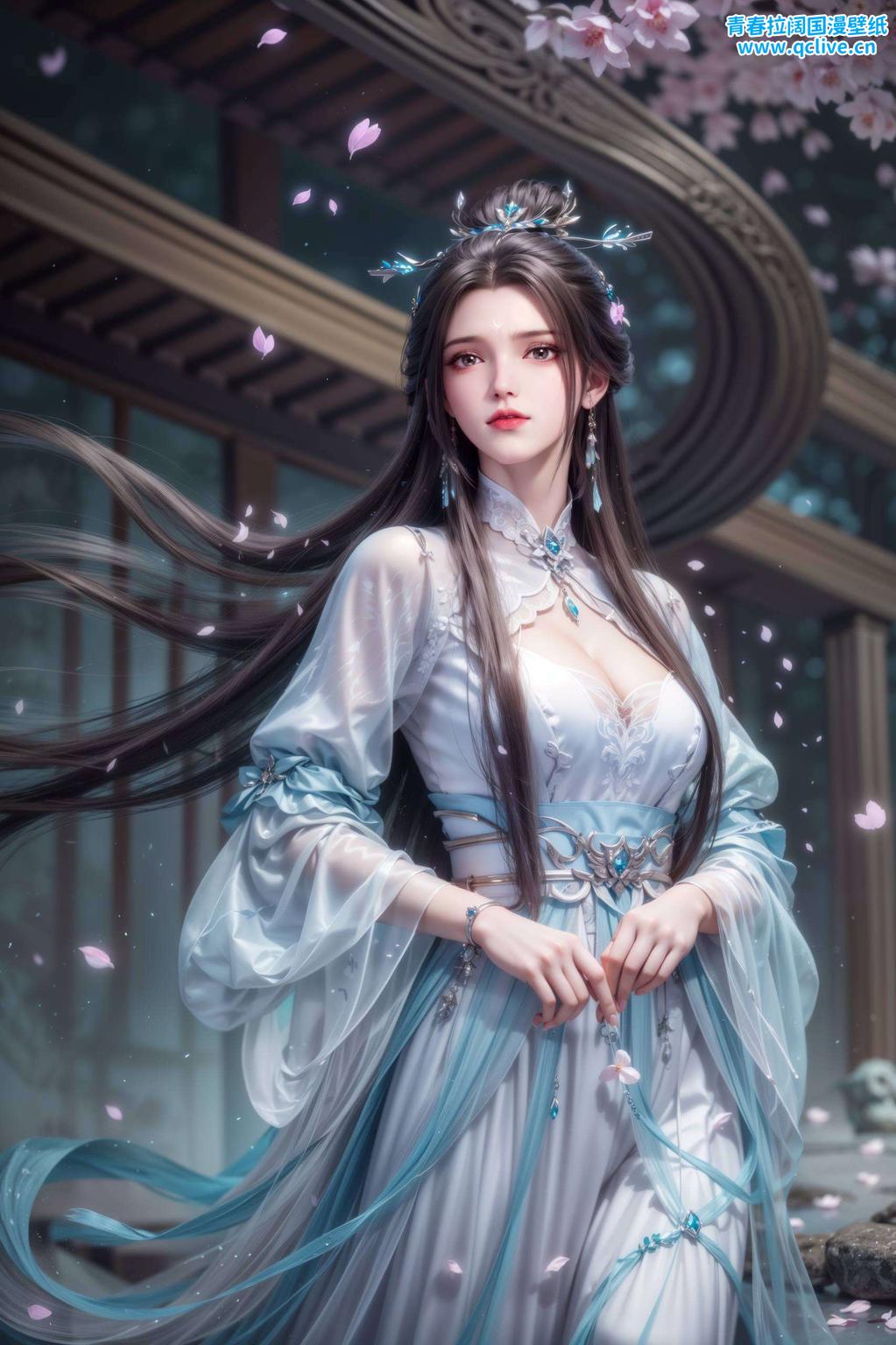 宛如穿越时空的仙子细腻的笔触