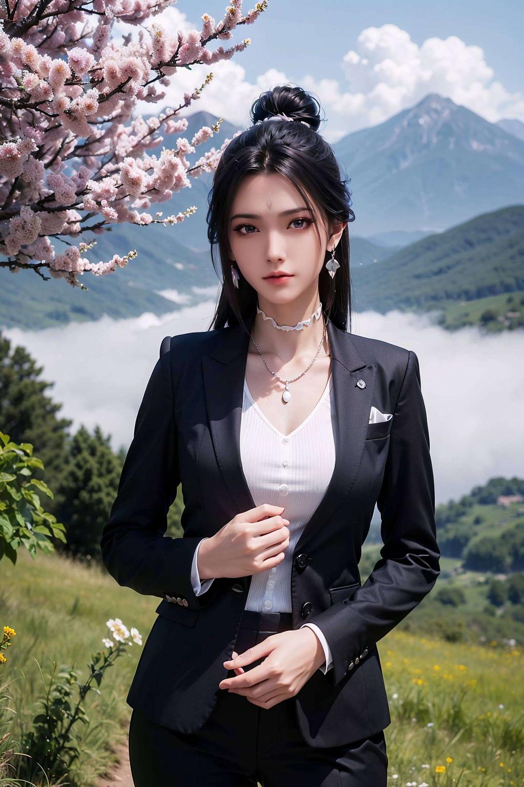 为你带来视觉盛宴每一帧都是细腻的花卉与美女结合的艺术杰作