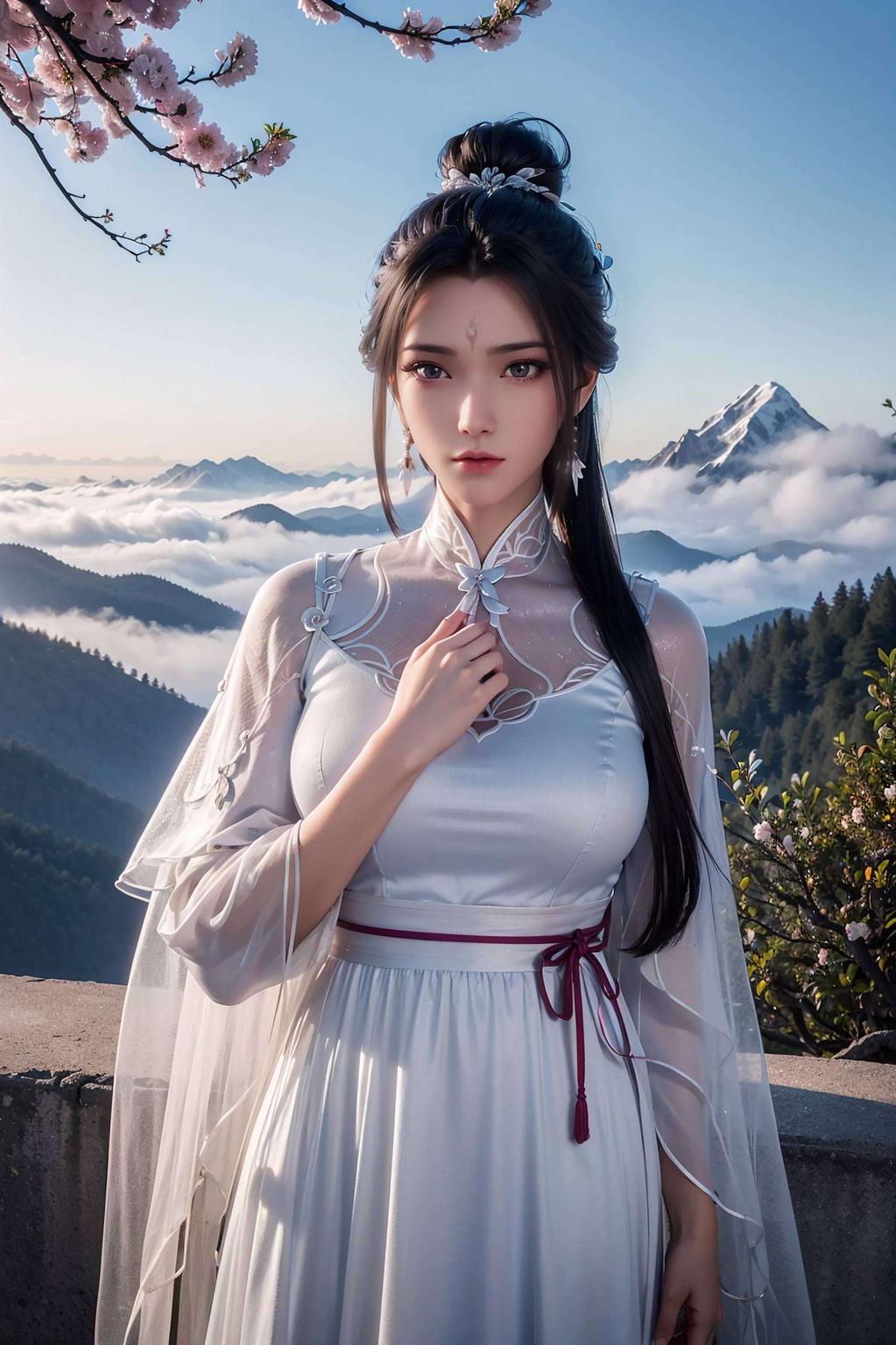 高清AI动作素材邂逅安卓之美张小凡与陆雪琪同框壁纸