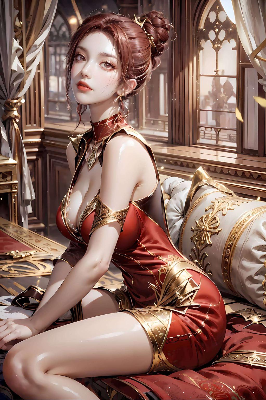 以安卓AI女神马小桃全身壁纸高清呈现这款AI绘画人物动作参考图