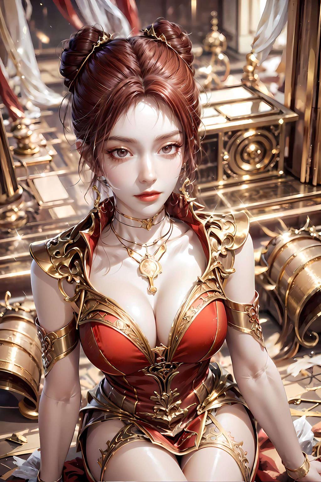 如墨色莲花盛开在古香古色的2560p壁纸中古韵与现代交融