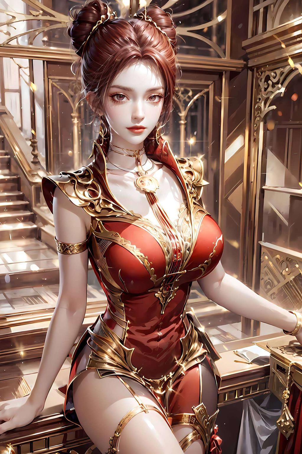 AI绘画角色体态素材丝绒PC国漫女神桌面壁纸为你的电脑桌面增添一抹温柔的色彩