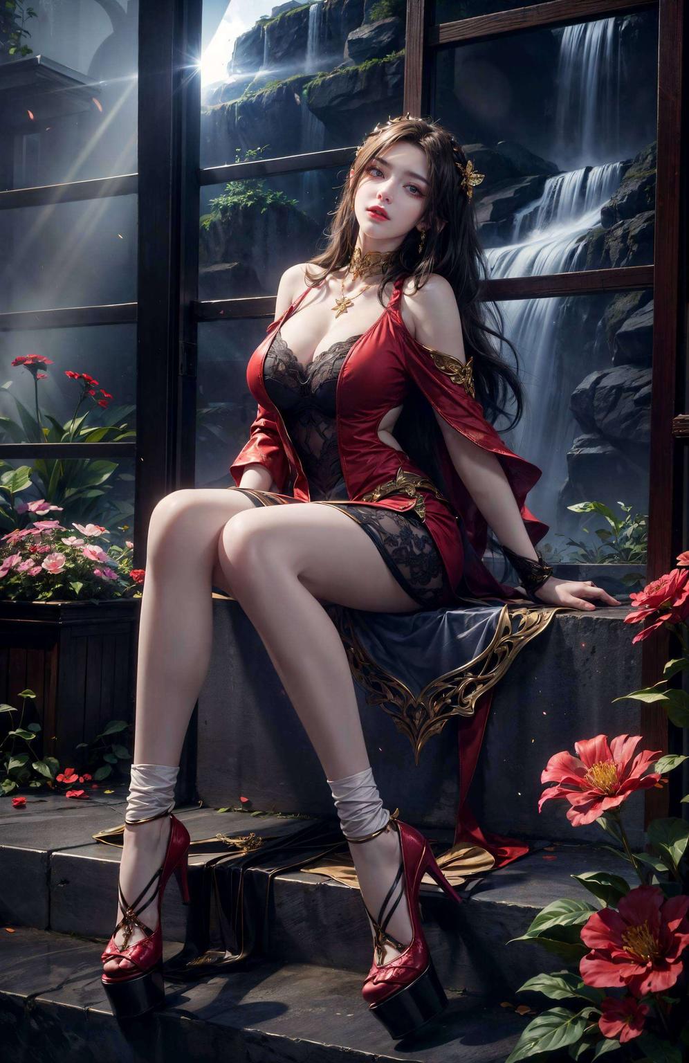4K高清画质无论是优雅的凝视还是神秘的姿态