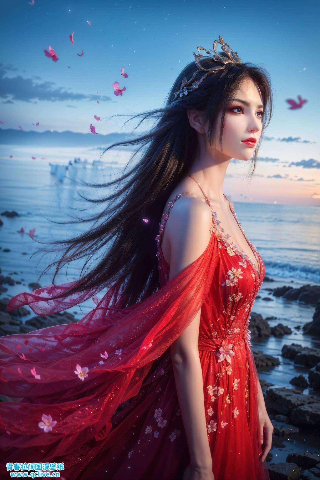 简直太酷了！那神秘的眼神、优雅的姿态仿佛一触碰就能感受到她的魔法力量