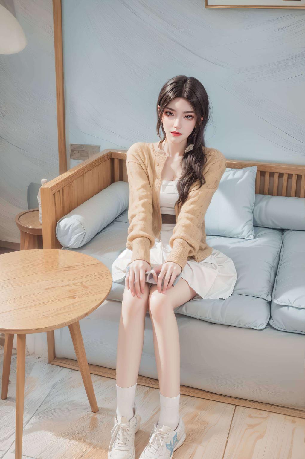 AI柔光映衬唯美至极