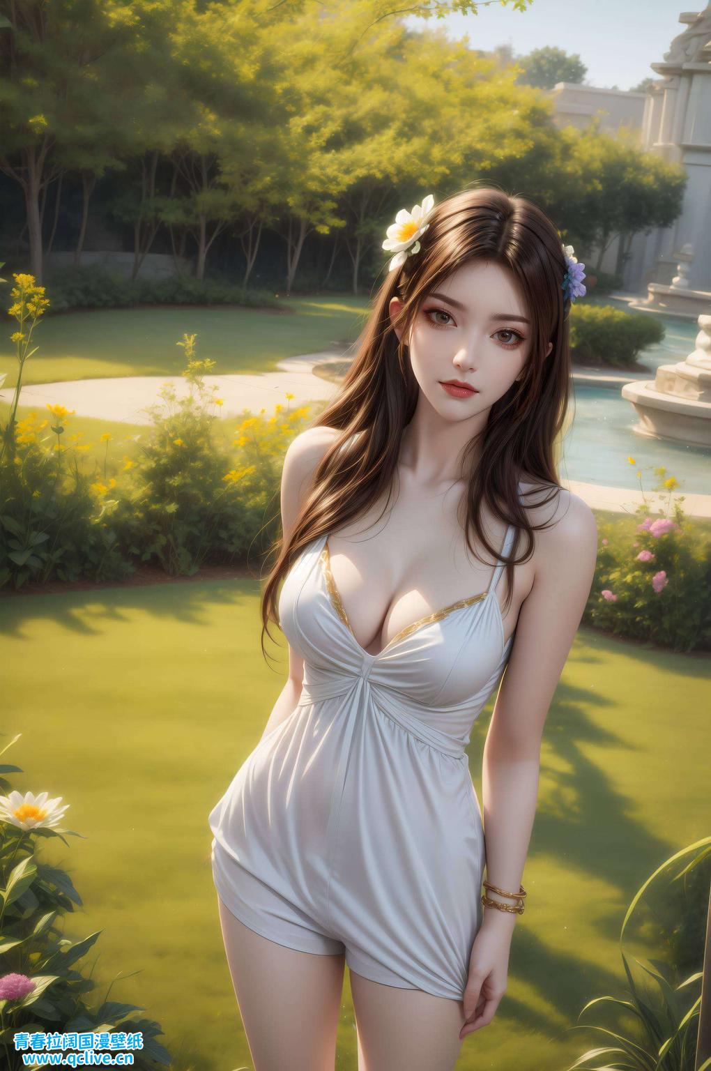 以美杜莎的动漫形象为主题美杜莎眼神深邃