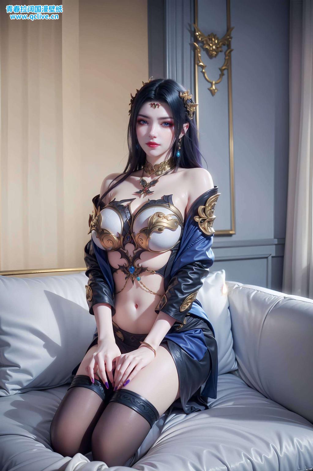 这款4K高清国漫女主AI同人壁纸将她的魅力完美呈现