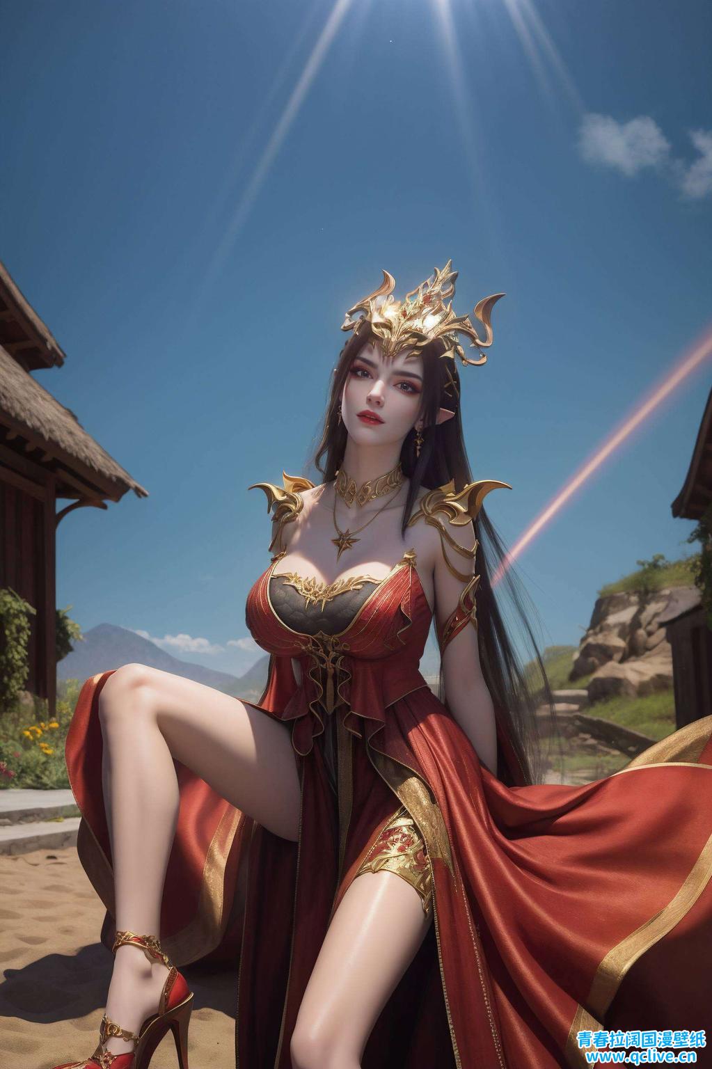 每一帧都是视觉的盛宴这款国漫美女美杜莎的精美壁纸