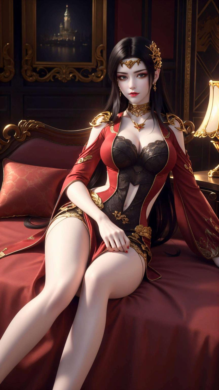 将她的美艳与力量完美融合为你的桌面带来独特的视觉盛宴