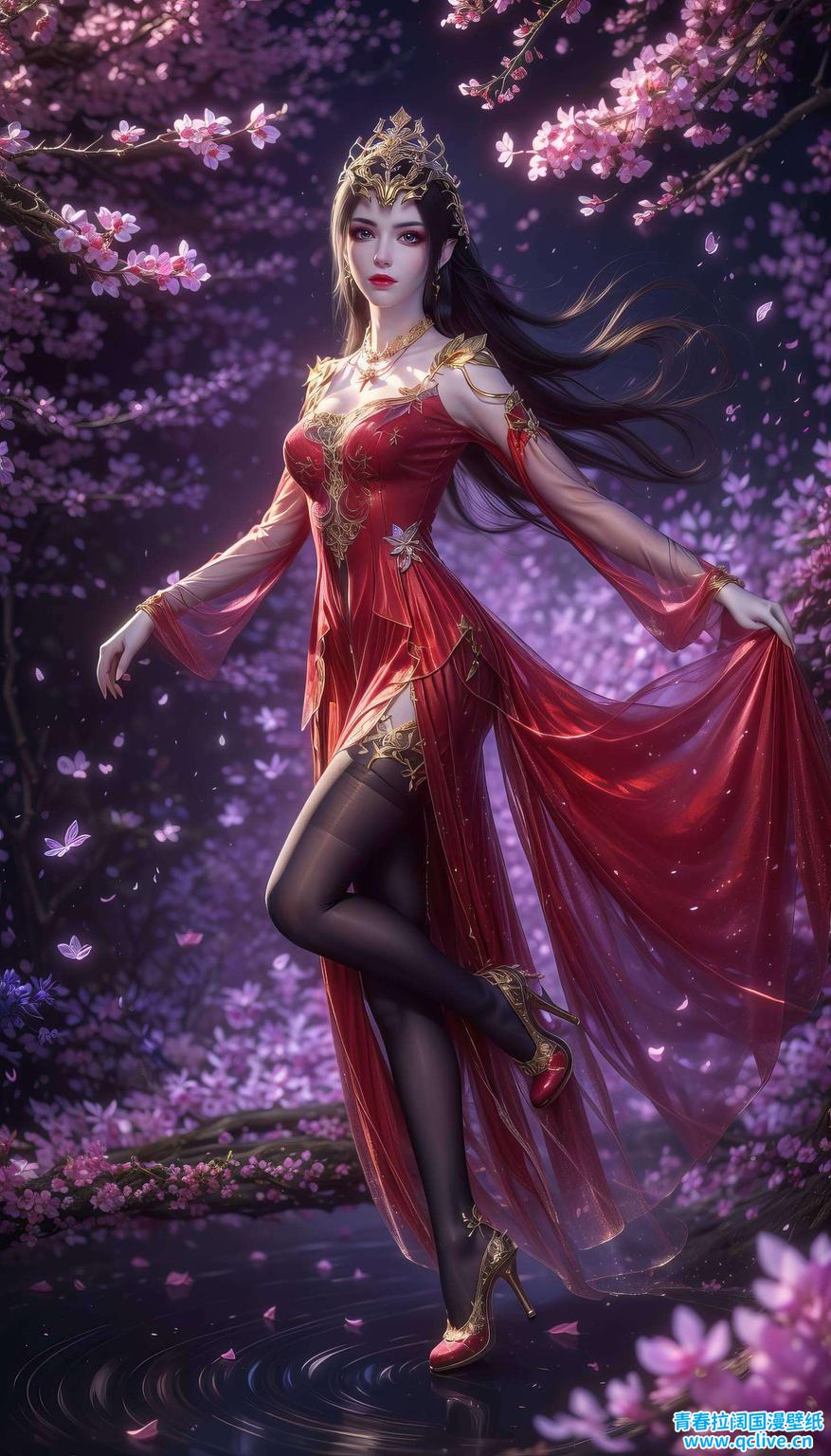 神秘蛇发女妖的冷艳眼神美杜莎的电脑壁纸图文宛如一幅古香古色的画卷