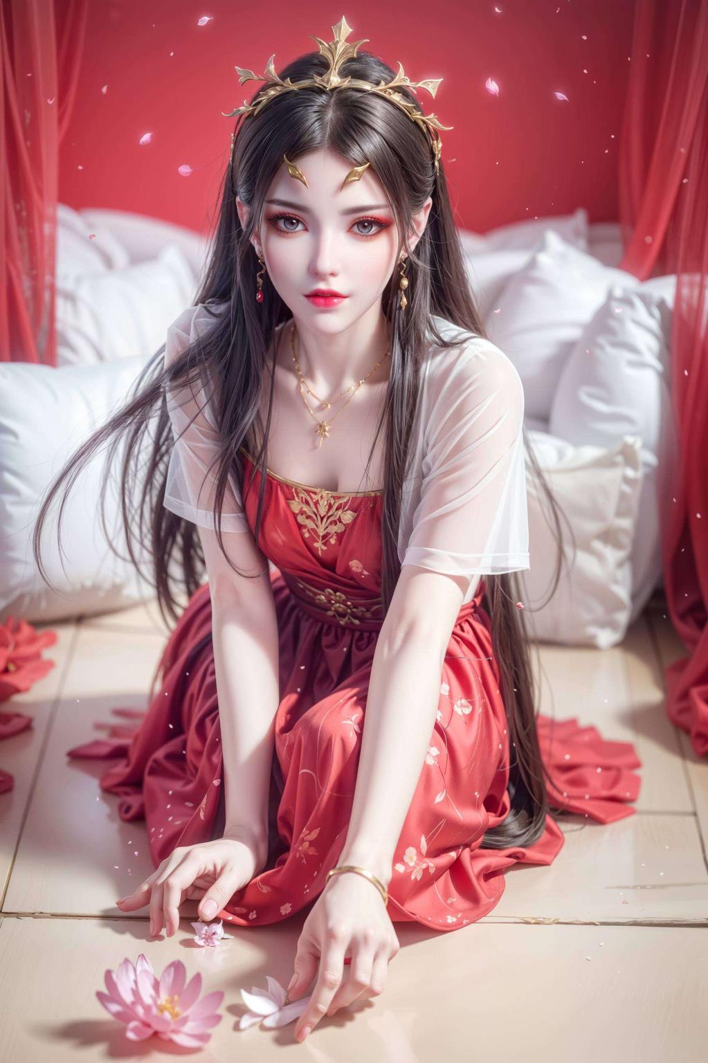 眼神魅惑这款斗破苍穹美杜莎比基尼美女壁纸