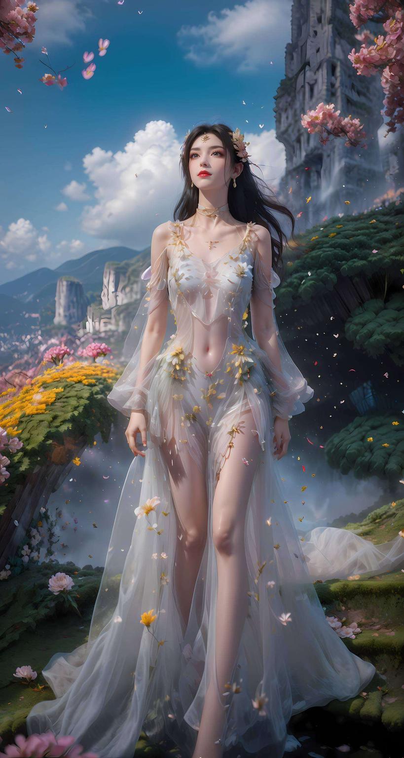 这款高清AI动作素材纹理壁纸为你的PC桌面增添一抹神秘与优雅