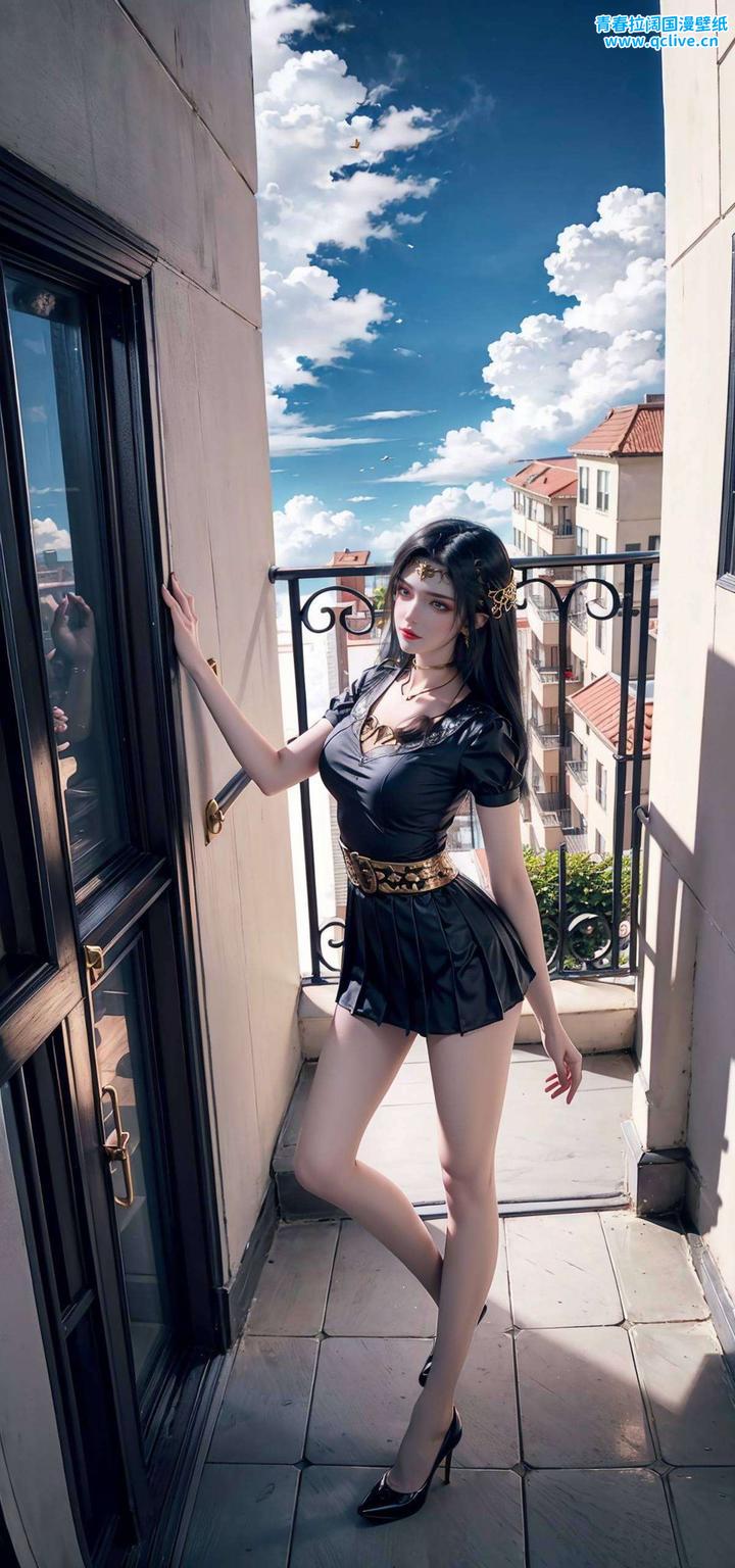 更是你手机壁纸的绝佳之选这幅高清AI人物特写素材