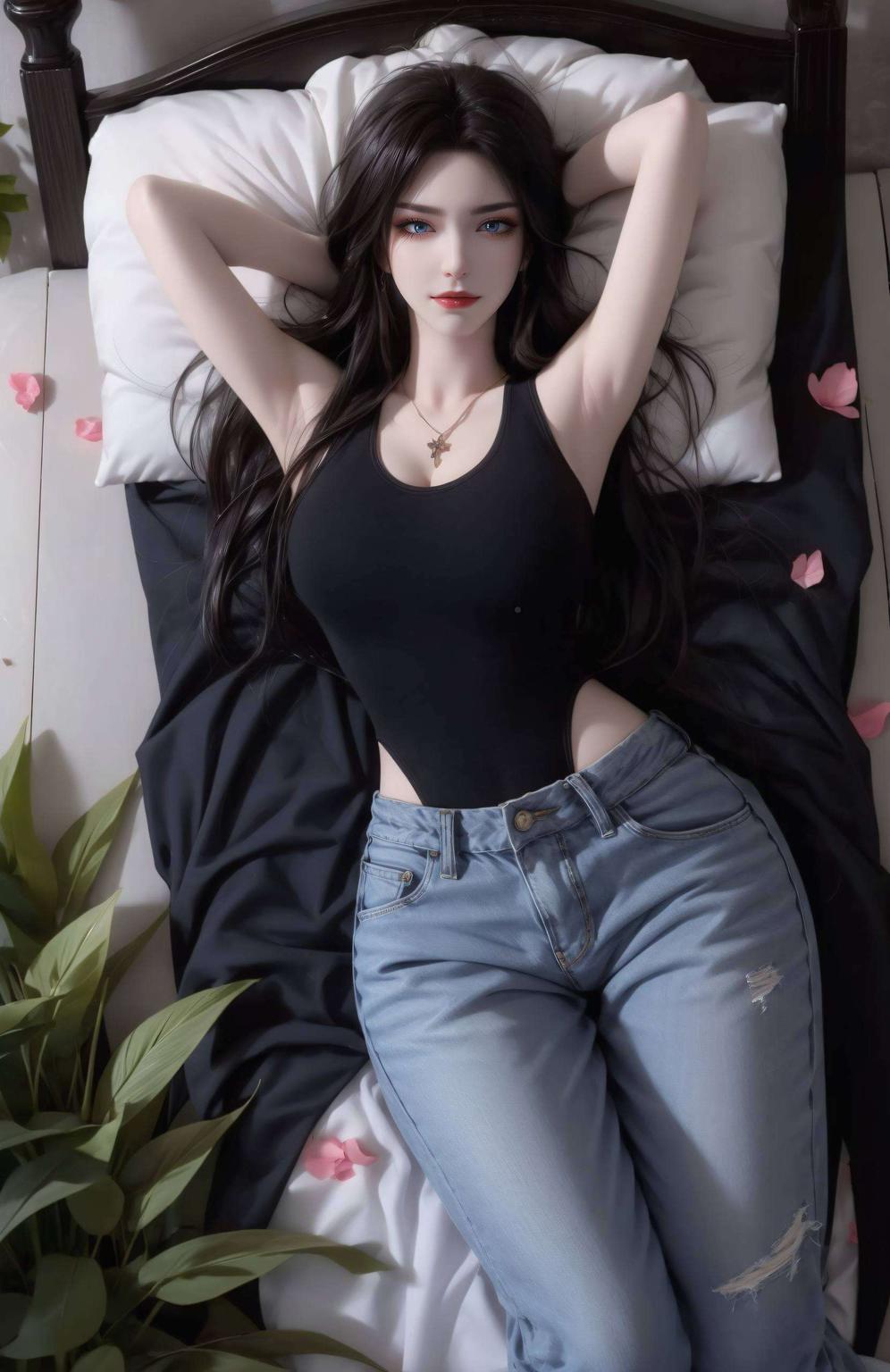 让每一帧都如艺术画作波普艺术的鲜艳色彩与她的冷艳气质完美融合