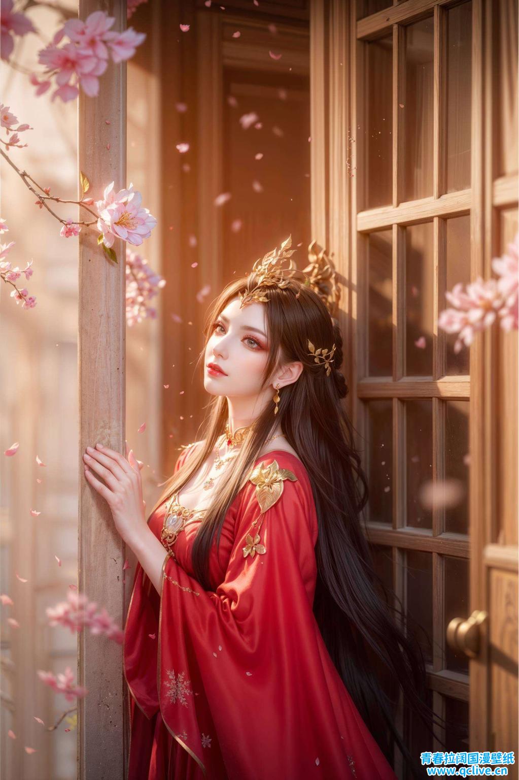 眼神中藏着无尽的神秘将她的魅力展现得淋漓尽致