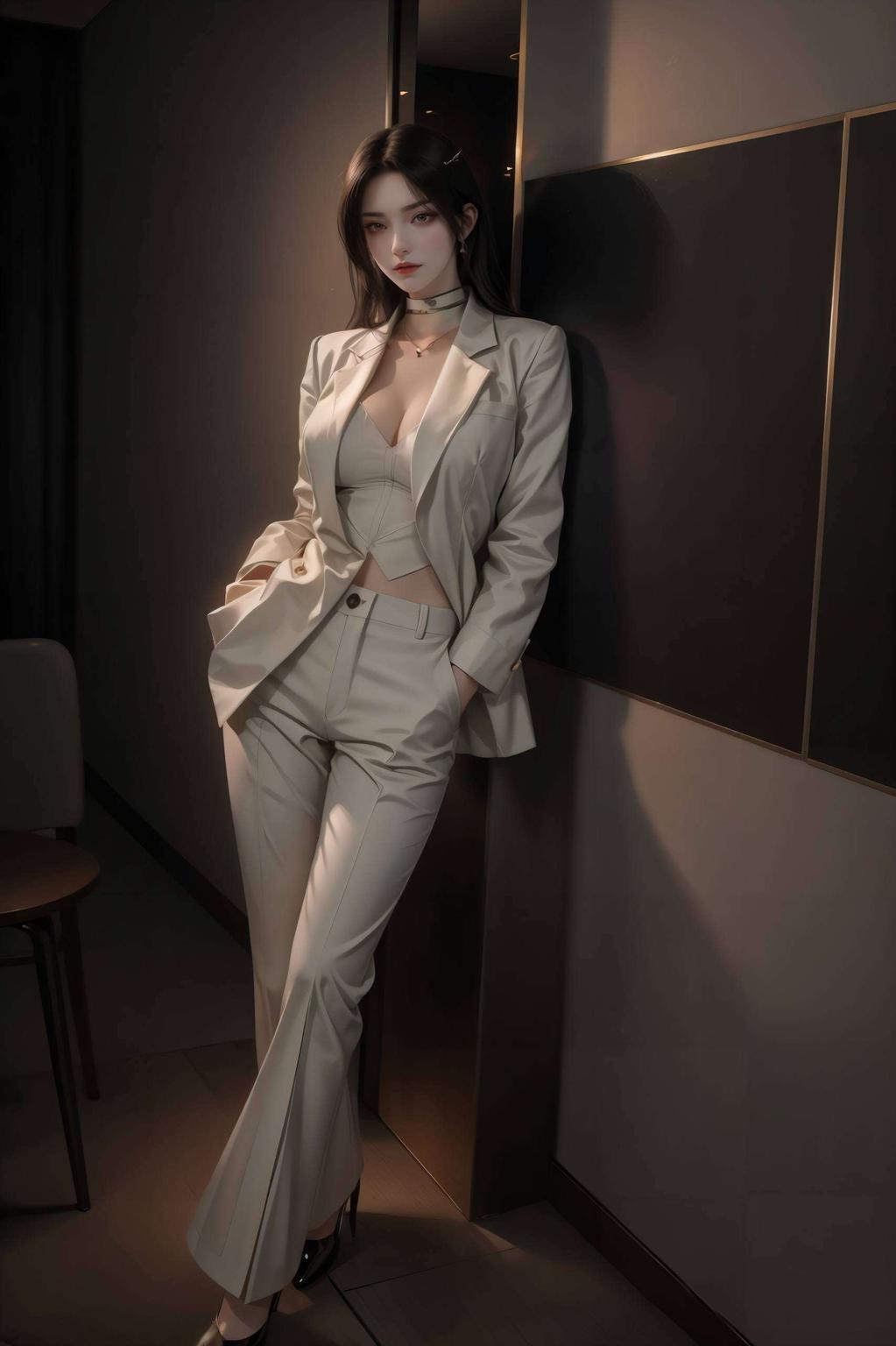 为你的手机增添一份神秘魅力这款静态国漫女主AI丝绒手机壁纸