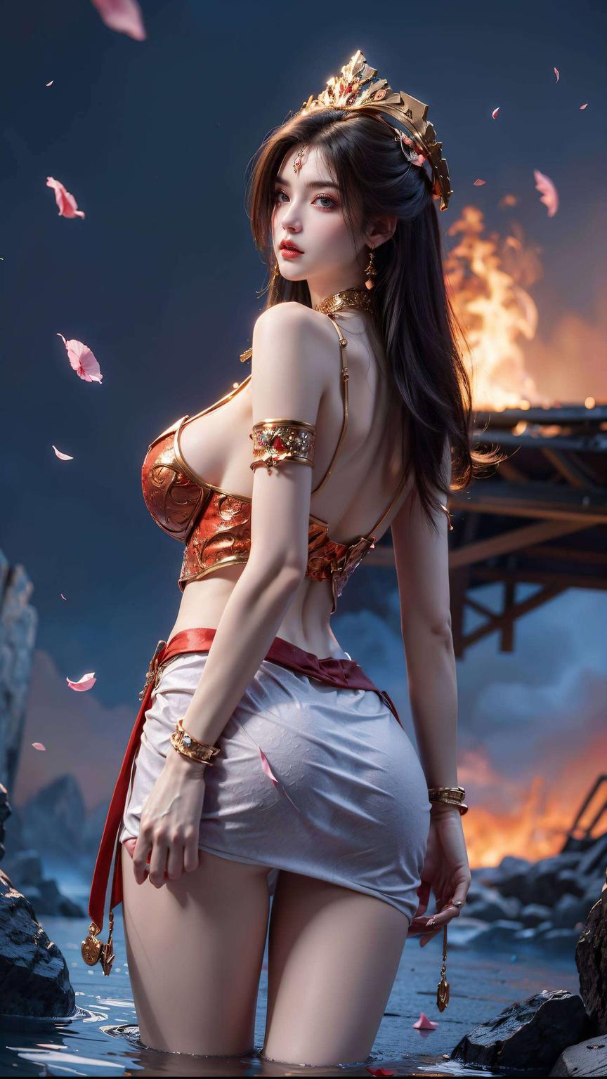 将唯美与神秘完美融合独特的视角捕捉到美杜莎那深邃的眼神
