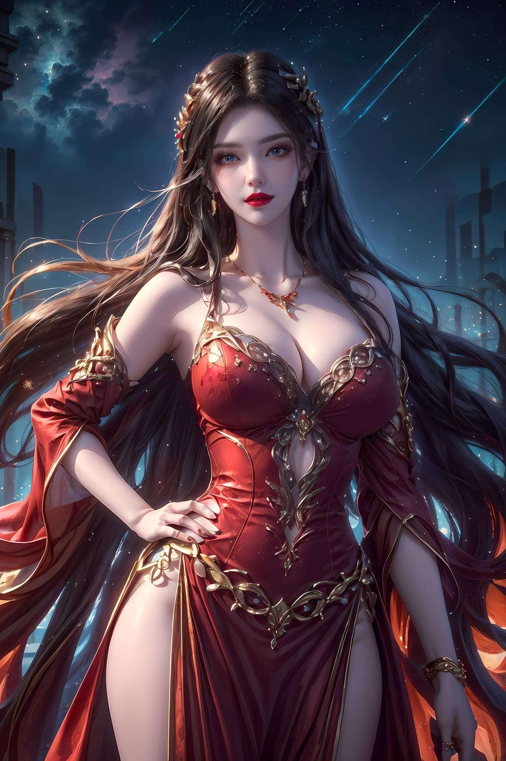 为你的电脑屏幕增添一抹独特的东方韵味这款融合了国漫美女美杜莎的Win10古风壁纸