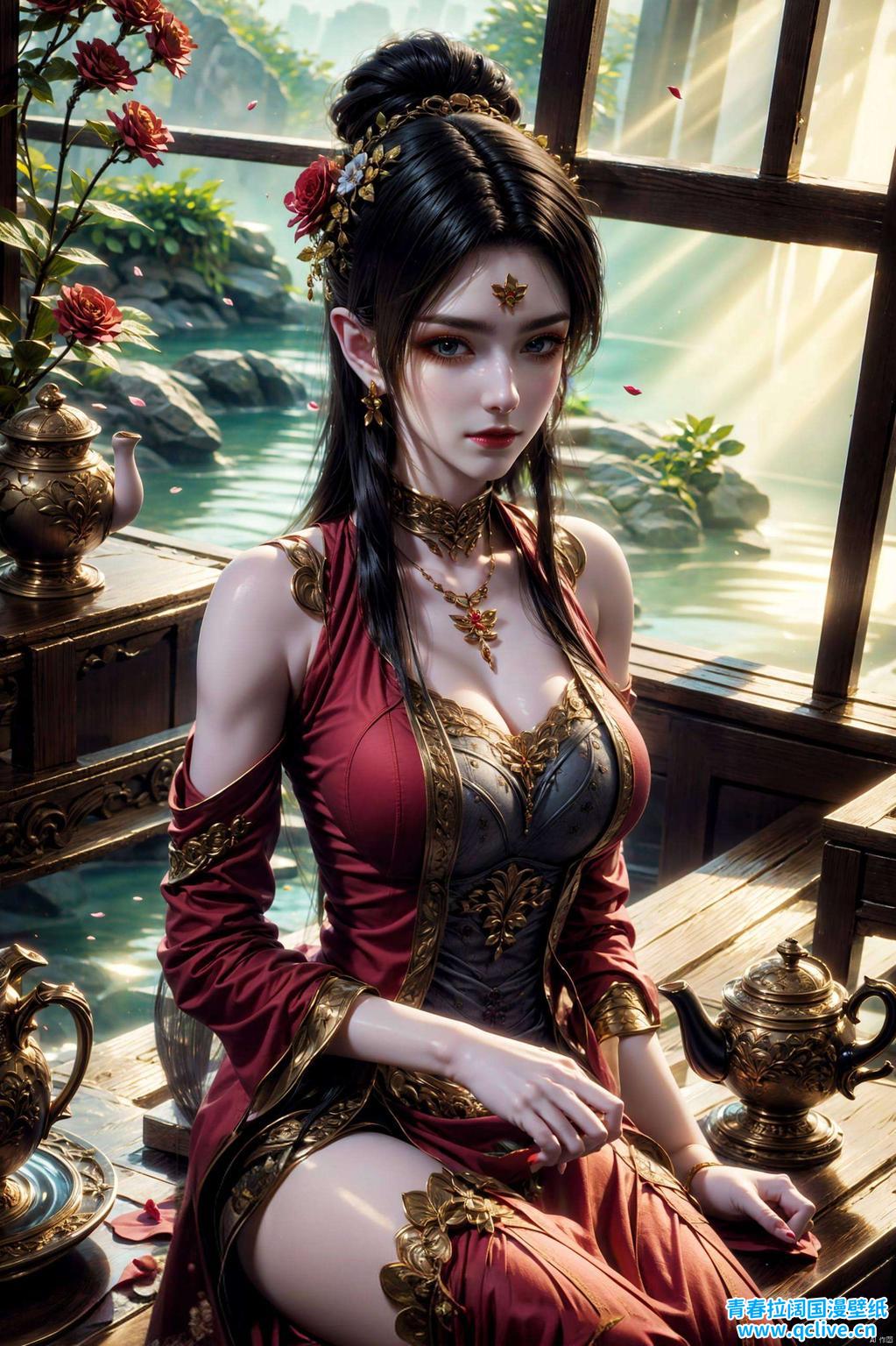 为你的平板注入一股奇幻魔力的同时细腻纹理与深邃眼神