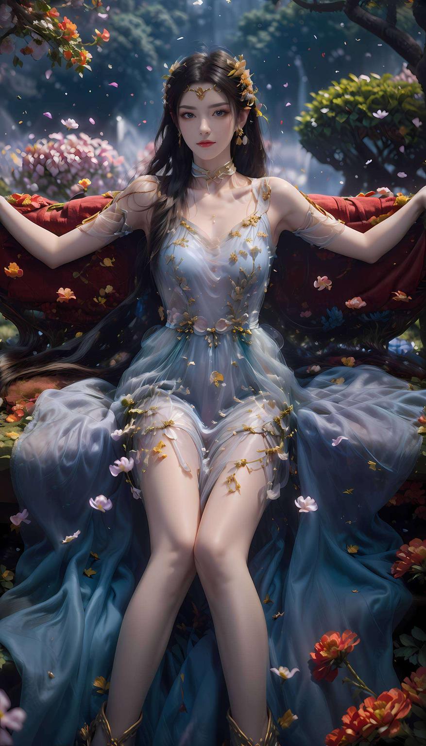 将国漫女神的神秘魅力与科技元素完美融合高清画质