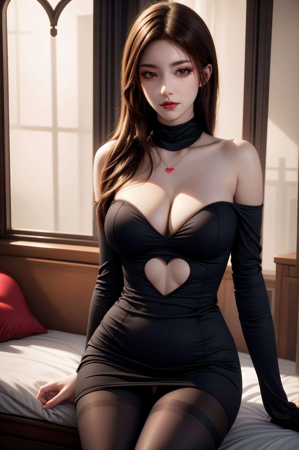 以神秘的美杜莎COS形象为主题这款特别最新版的PC漫画壁纸