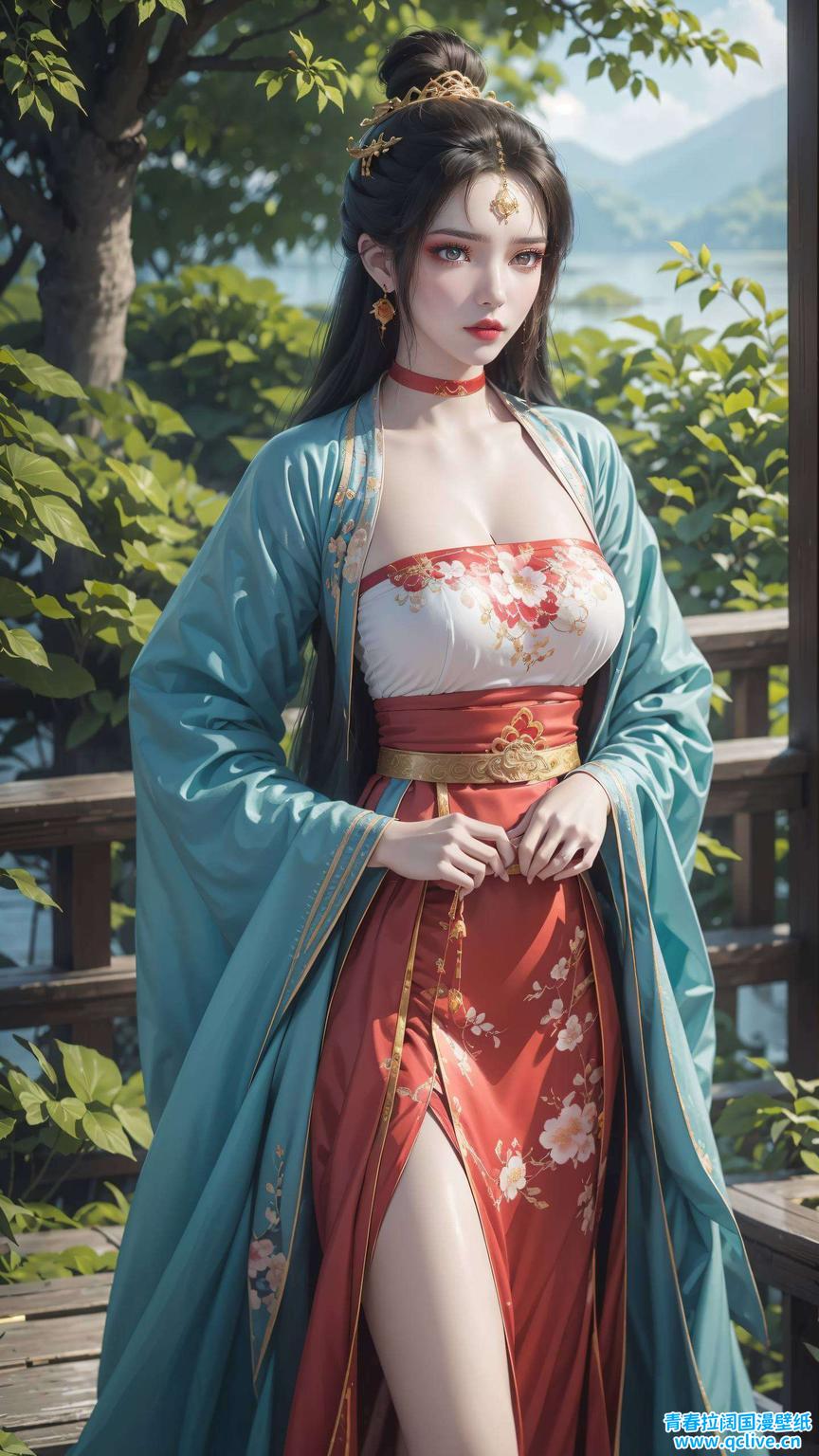 细节丰富笑靥如花