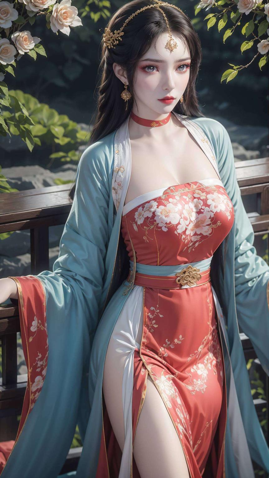 带你领略东方韵味展现出国漫美女的柔美身姿