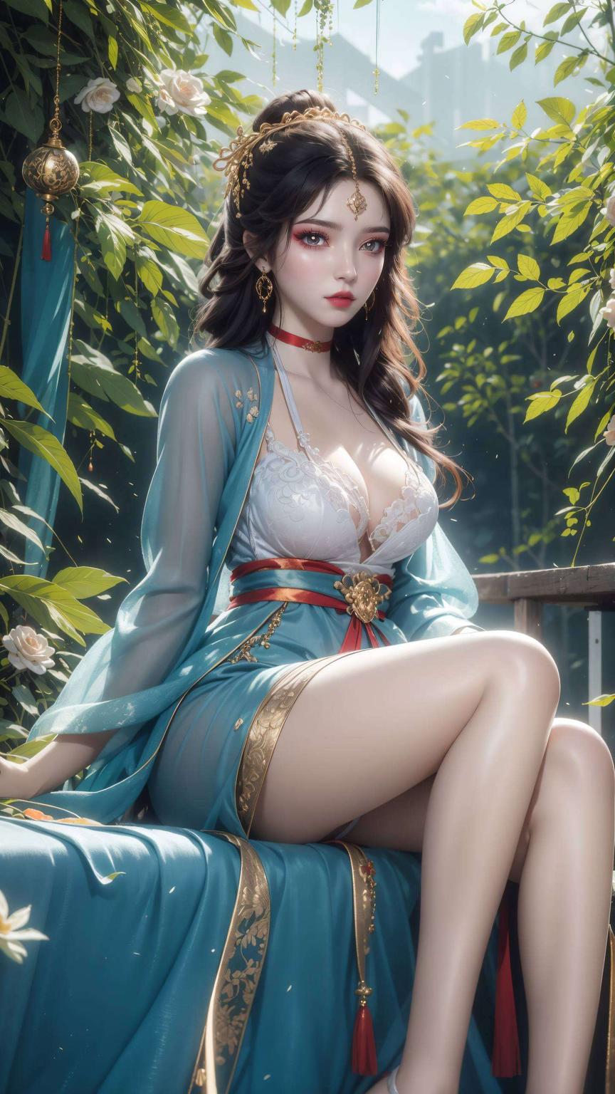 高清壁纸女ins风渲染