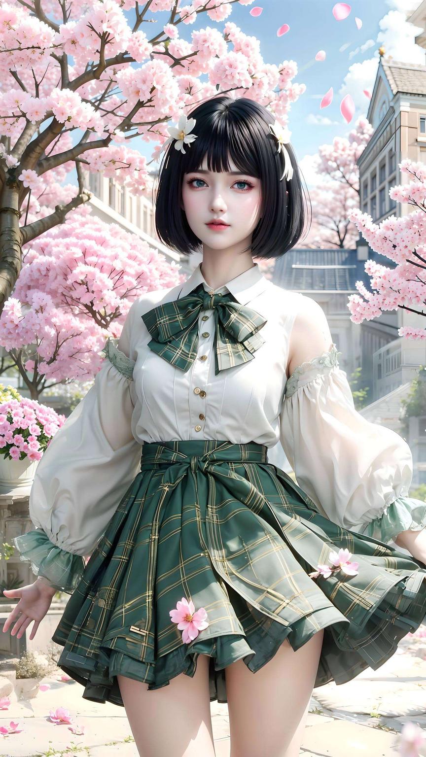 每一帧都如诗如画全屏AI绘画动作素材自然流畅