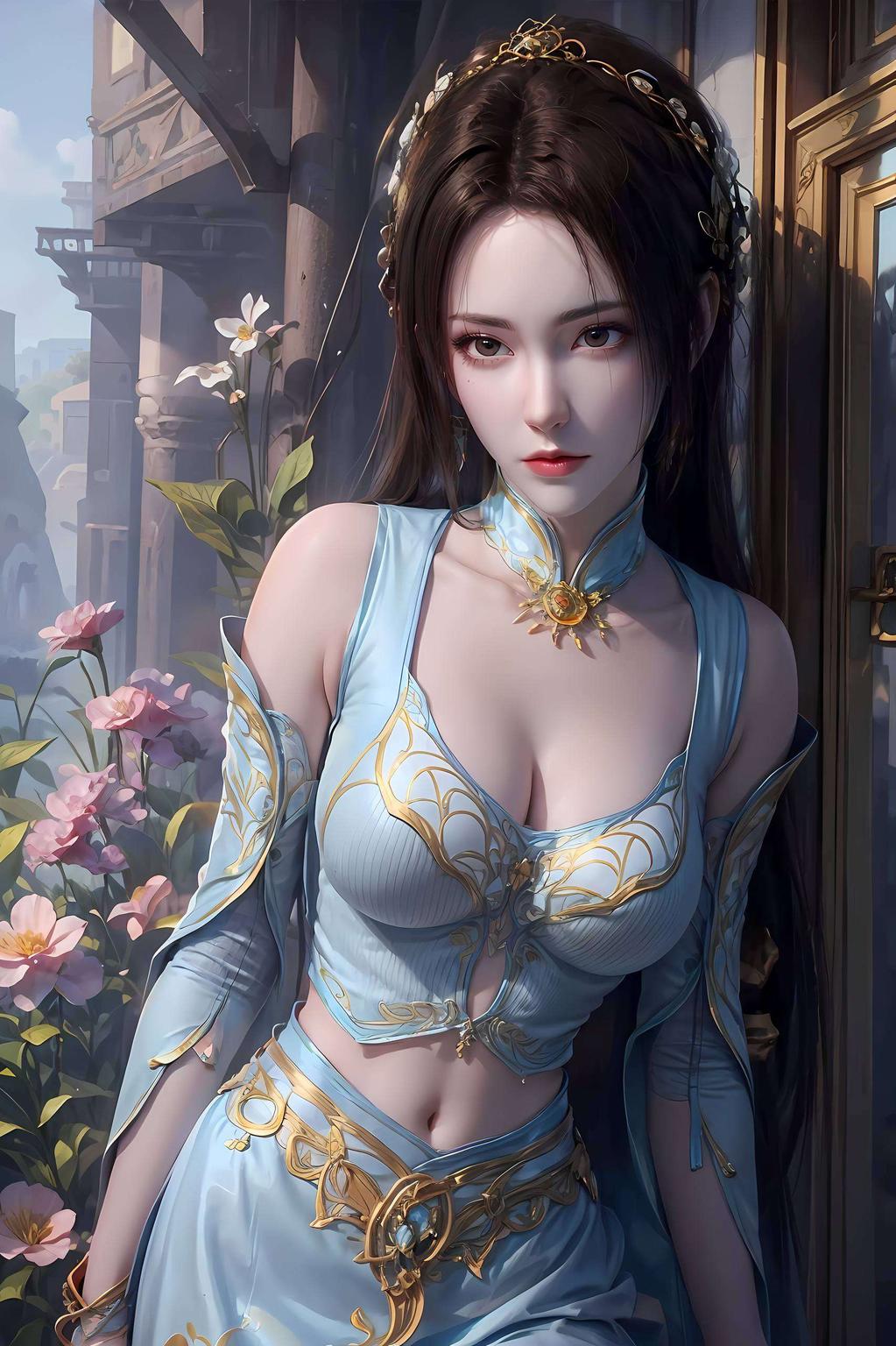 仿佛置身动漫世界纳兰嫣然