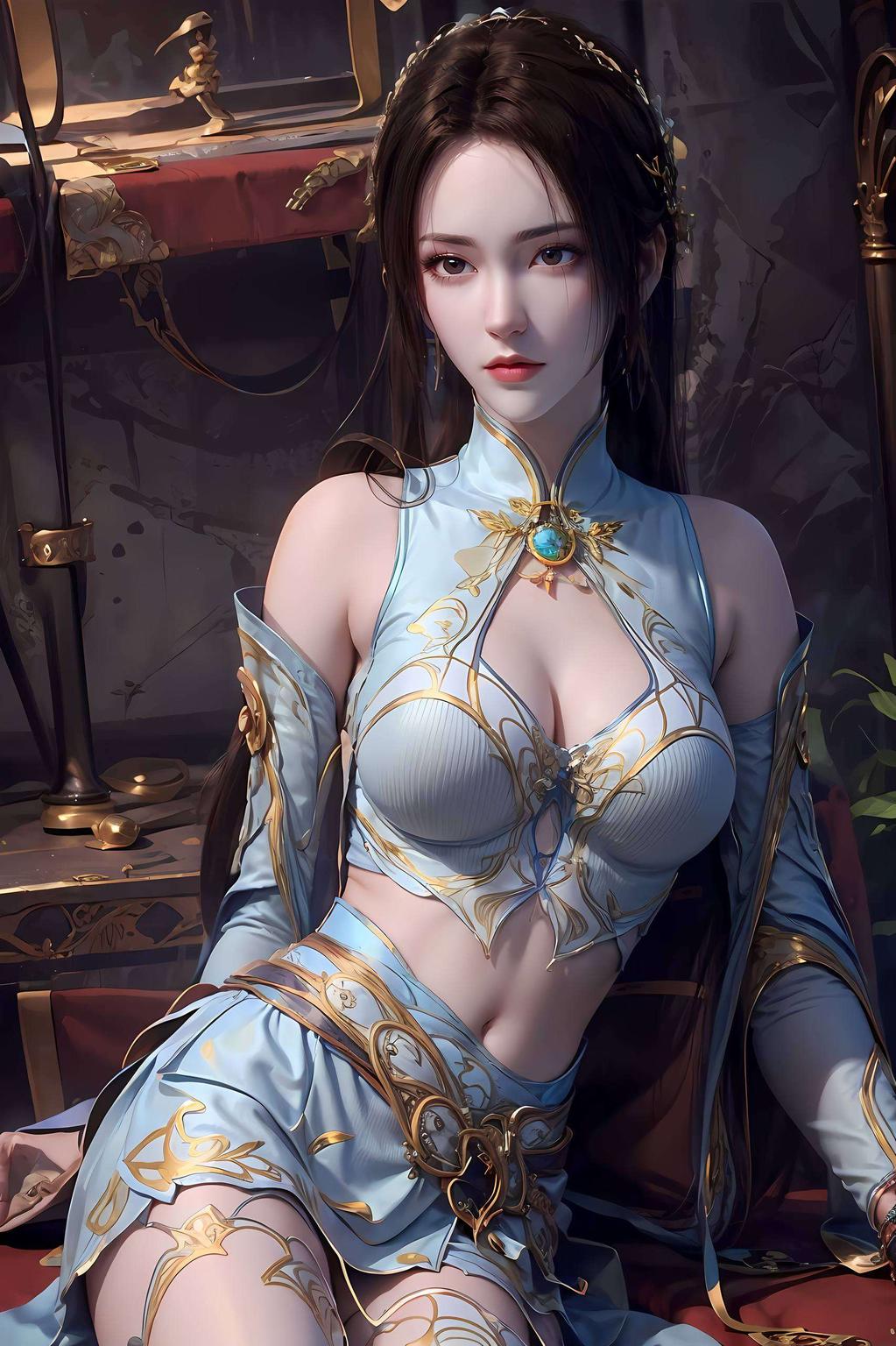 让纳兰嫣然的绝美容颜这位国漫中的绝世美女
