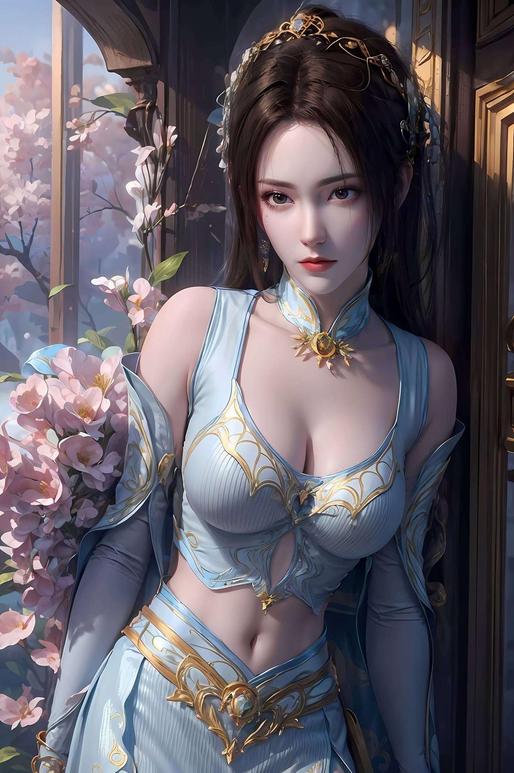 享受视觉盛宴的同时纳兰嫣然