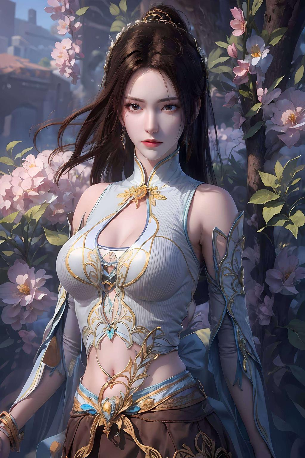 萧炎与纳兰嫣然如今战斗瞬间定格于高清2560p壁纸