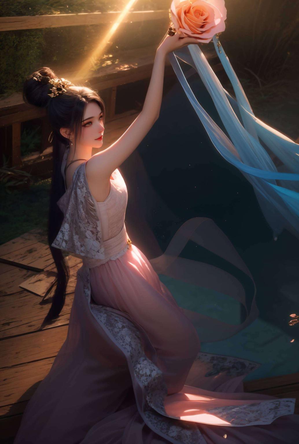 南宫夕儿以她的绝美容颜和独特气质