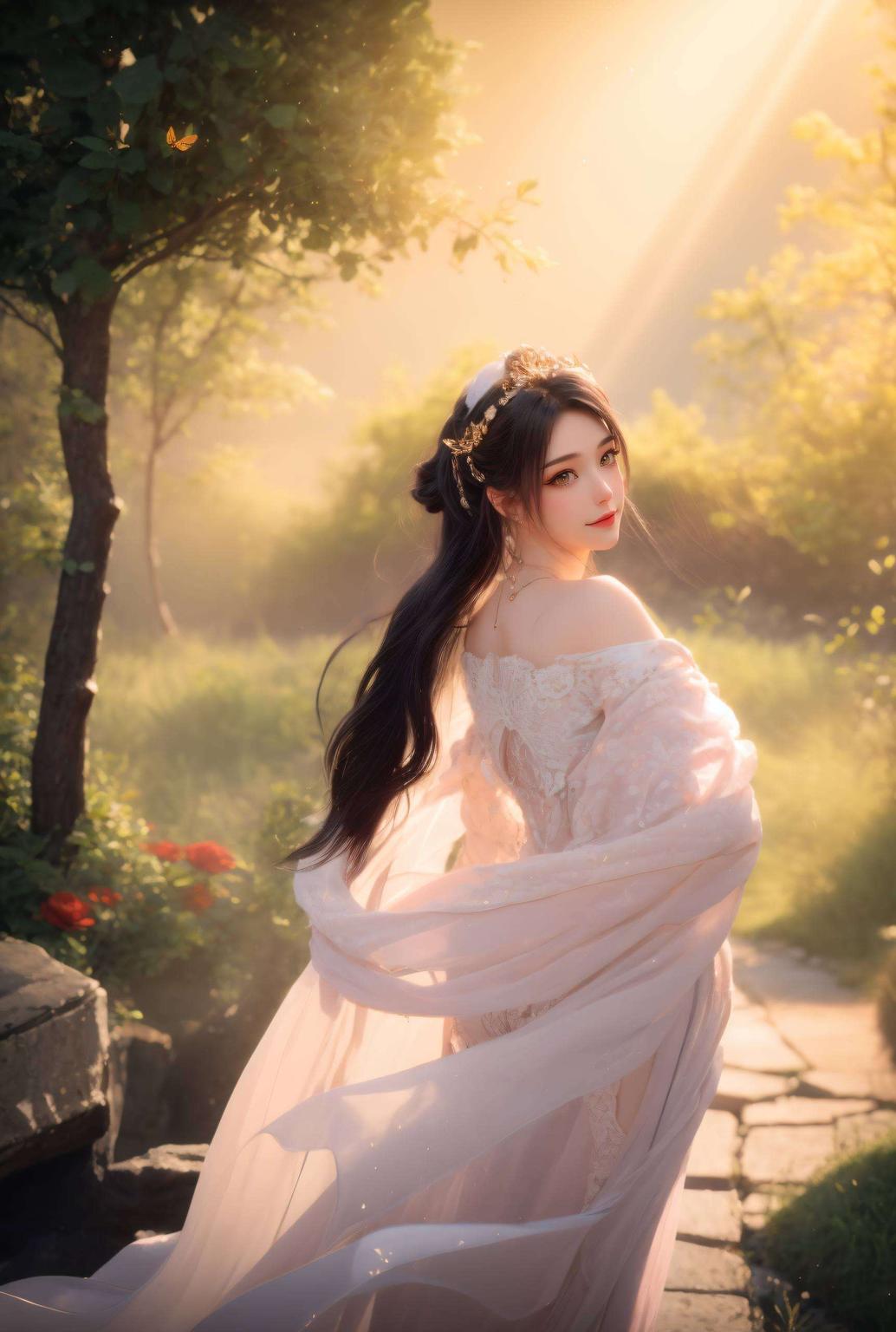 细腻的笔触勾勒出她的婉约神态全屏超清展现