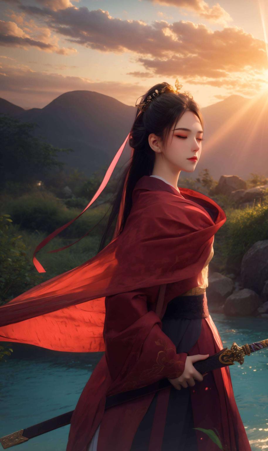 细腻的笔触描绘出她的婉约风姿为你的日常增添一抹古典韵味