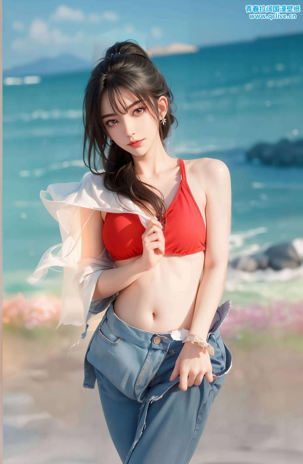 描绘出平板墙纸上的独特韵味以细腻的水彩笔触