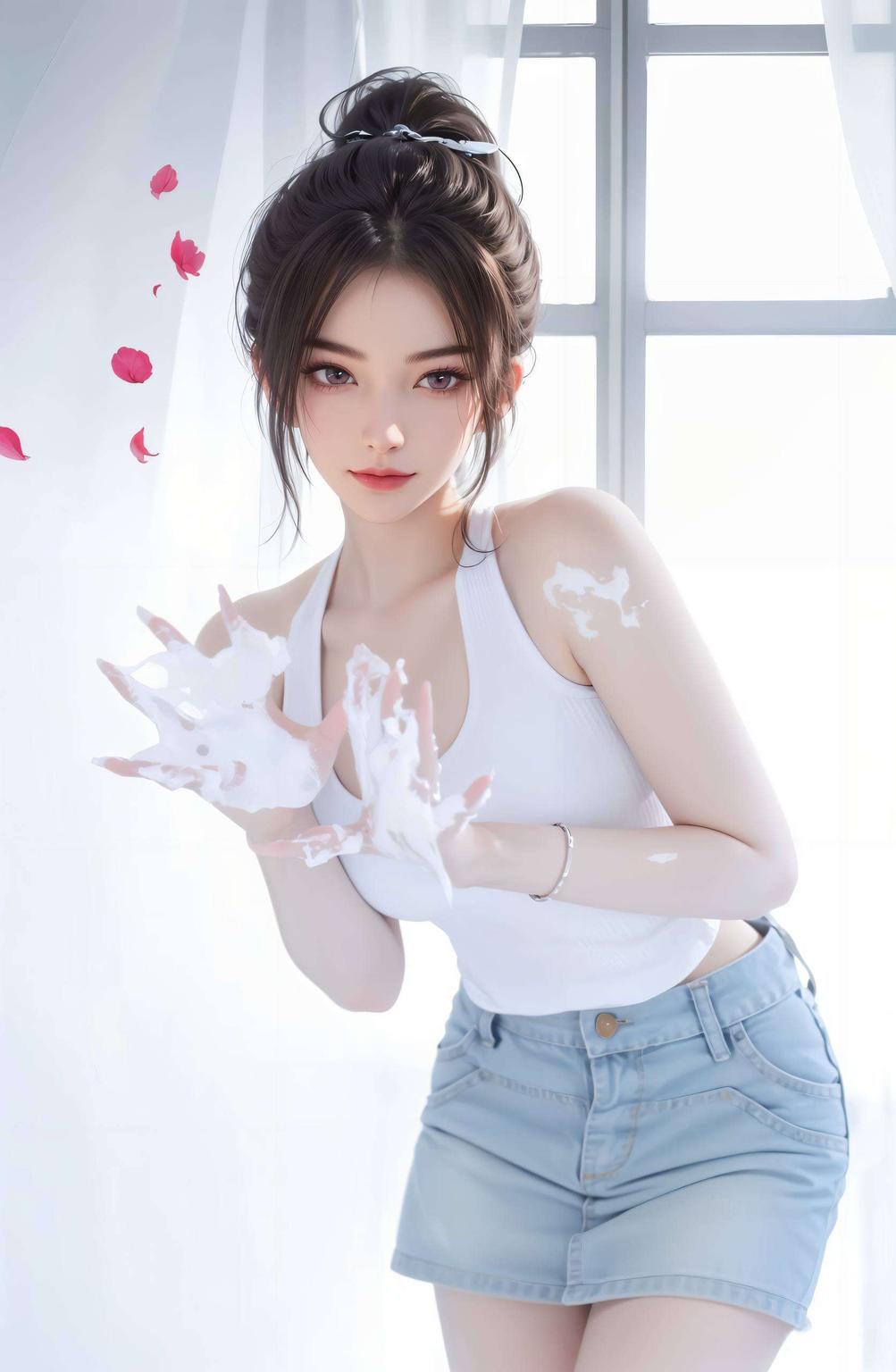 快来体验这份独特的视觉盛宴吧！高清壁纸包来袭！安卓AI美女新篇章