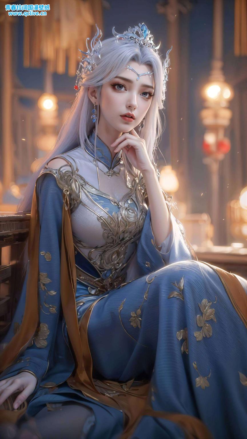 可爱的细节让这款极简壁纸既显气质又不失趣味