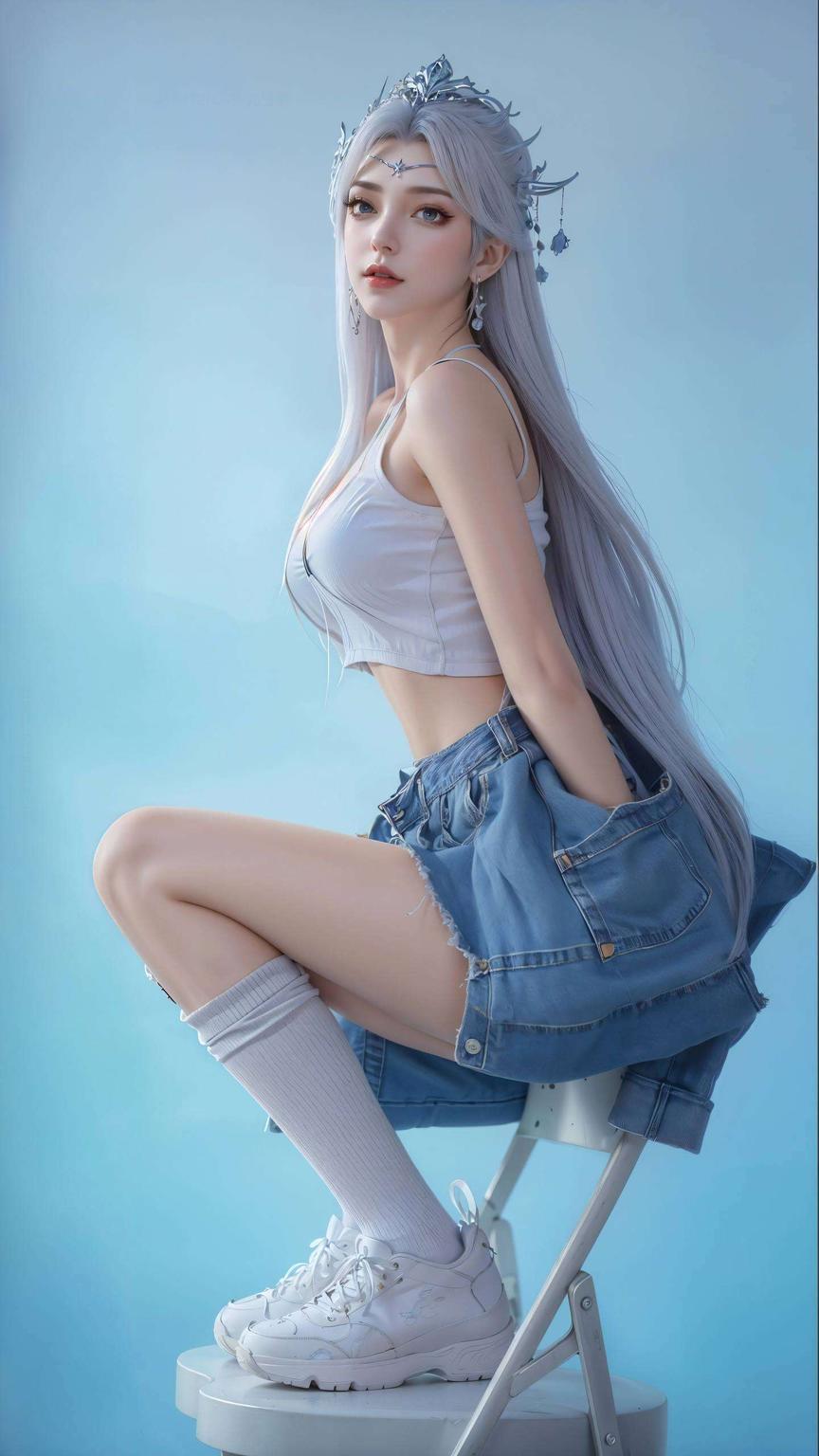 在绚丽多彩的AI国漫世界她们的身影如诗如画