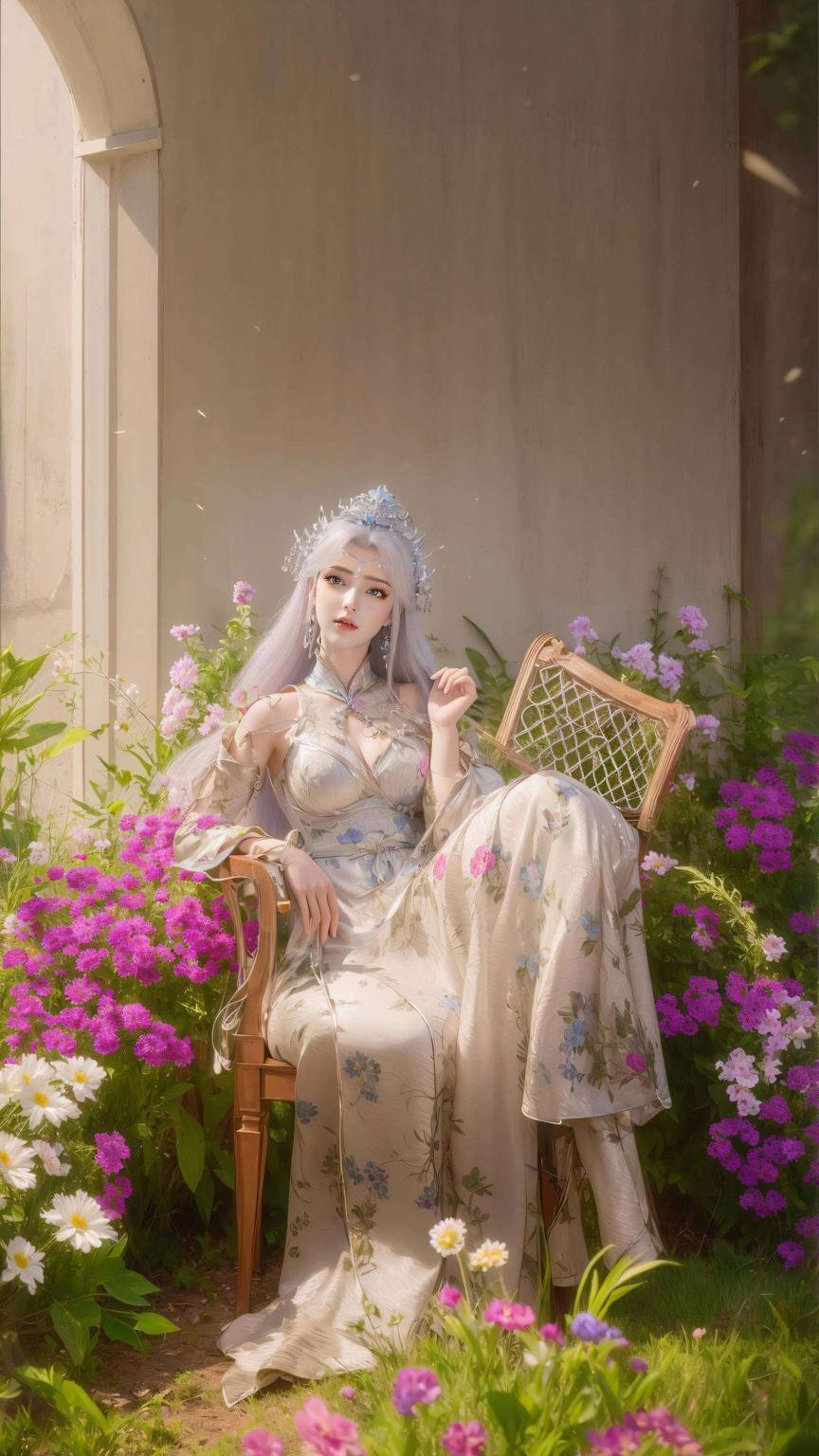 宁雨蝶婚纱壁纸她那温婉的眼神、优雅的姿态