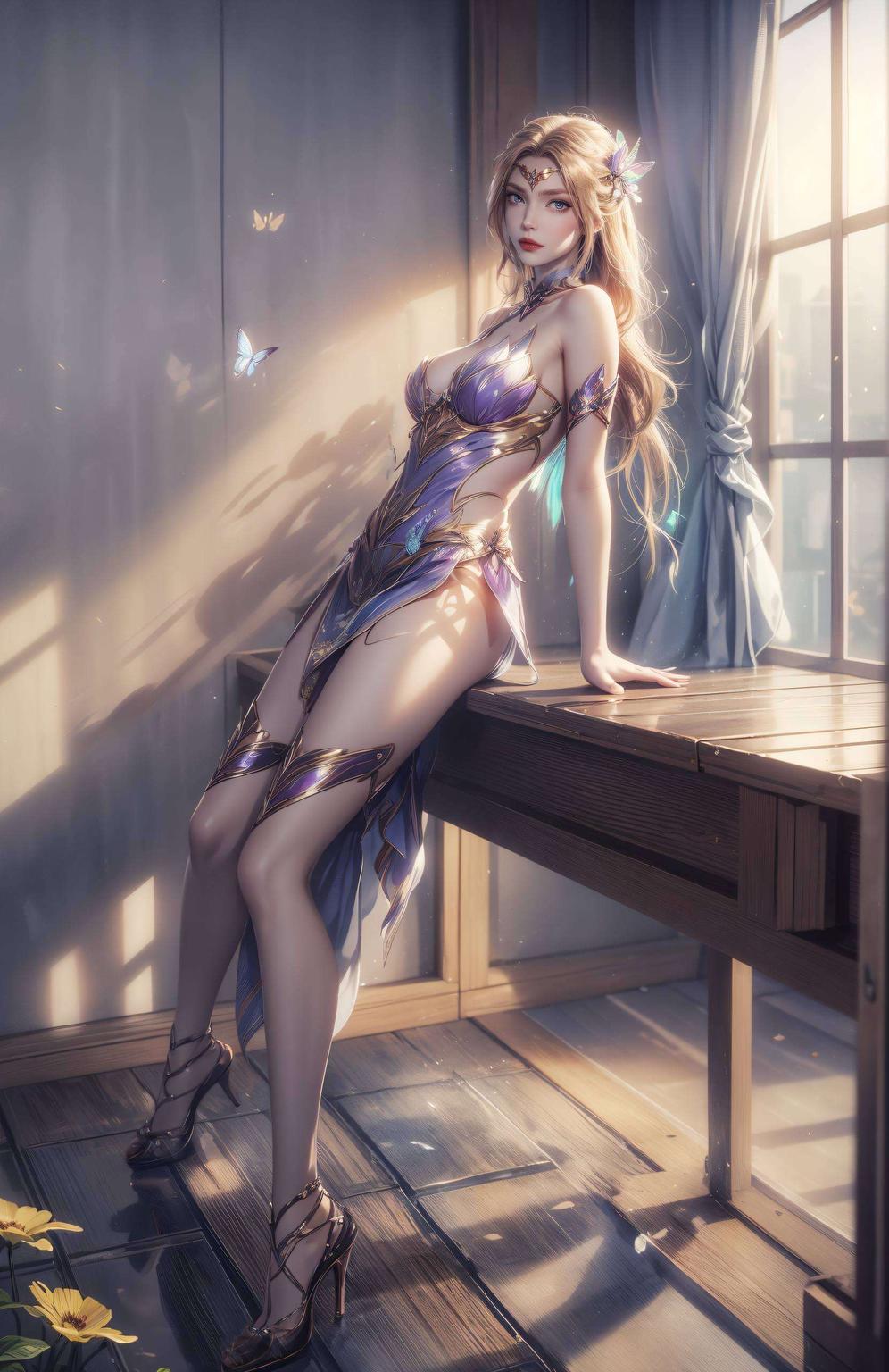 细腻描绘其灵动神态这款高清AI人物特写壁纸
