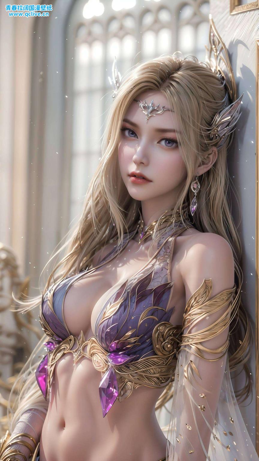 带你领略国漫女主的魅力这款黑暗天使千仞雪高清AI人物表情壁纸