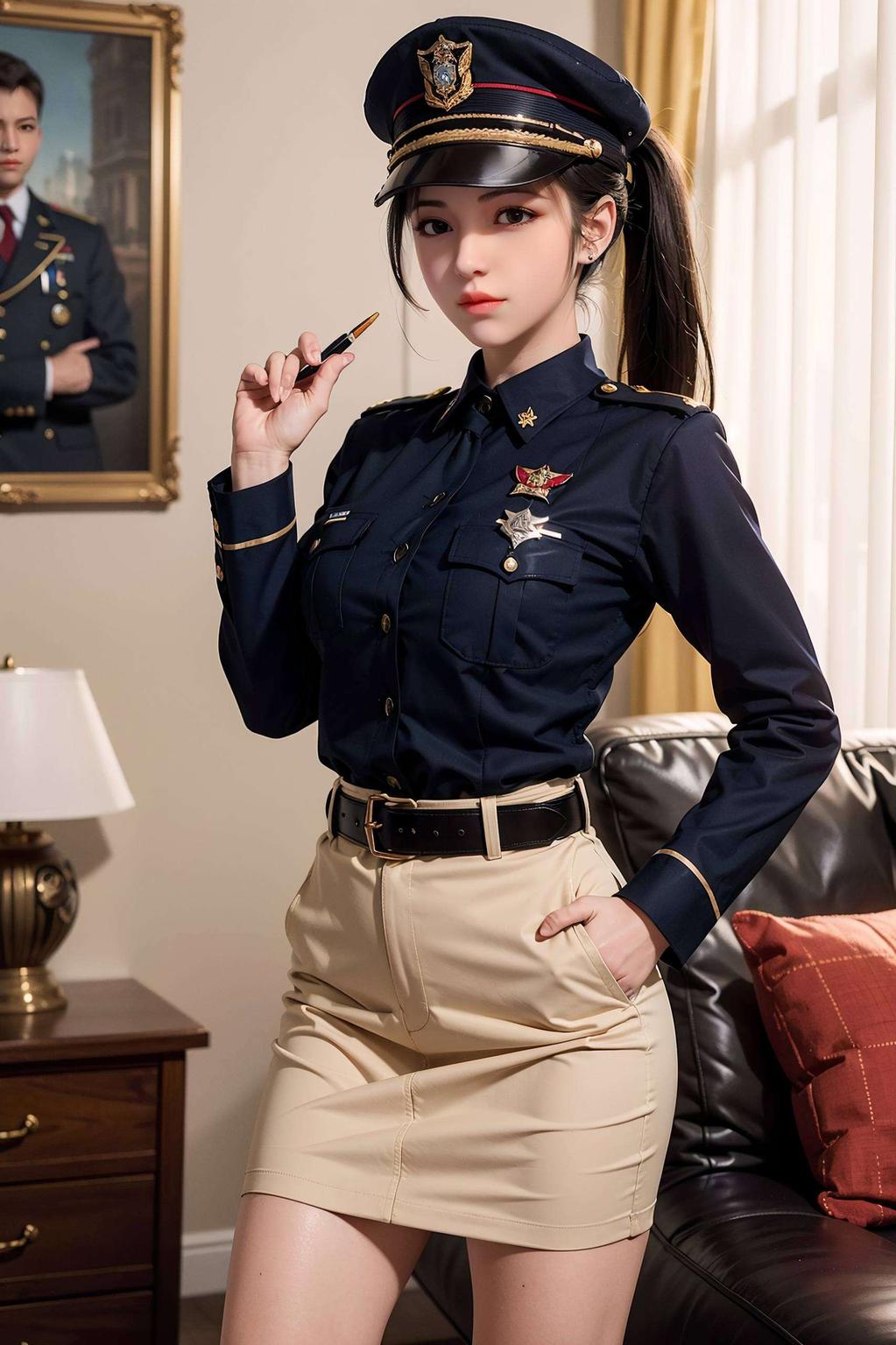 以2K高清画质呈现雄兵连的琪琳身着盛装
